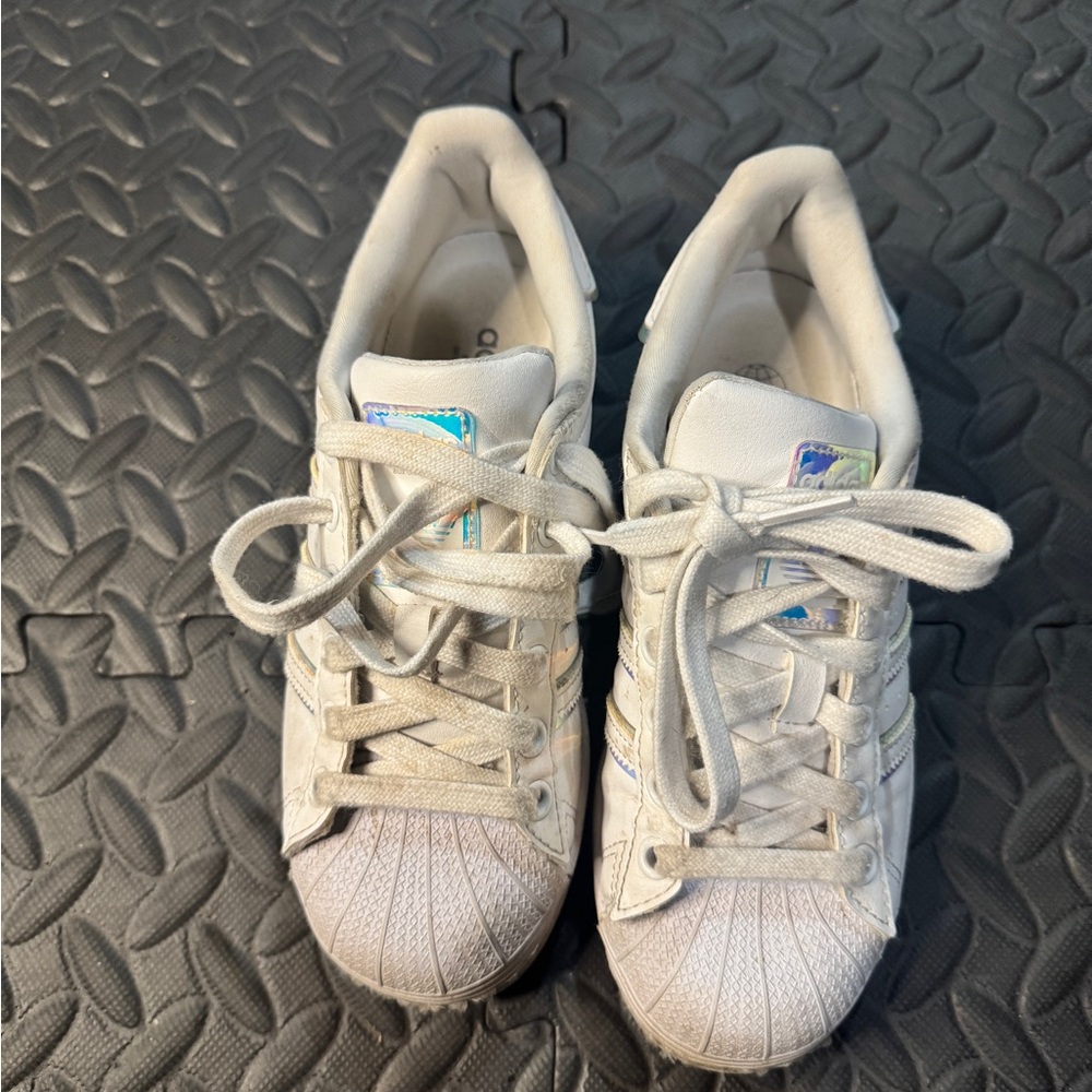Adidas White Sneakers Iconic Shell Toe Design